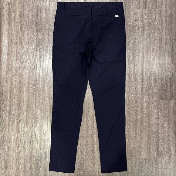 Footjoy Men’s Performance Tapered Fit (Euro) Golf Trousers Pants - Navy 32x32 - Picture 3 of 7